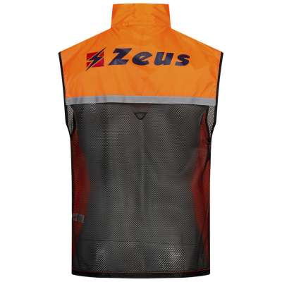 Zeus Gilet Antipioggia E Catarifrangente – Runner Smanicato Impermeabile Per Calcio, Corsa, Palestra E Fitness
