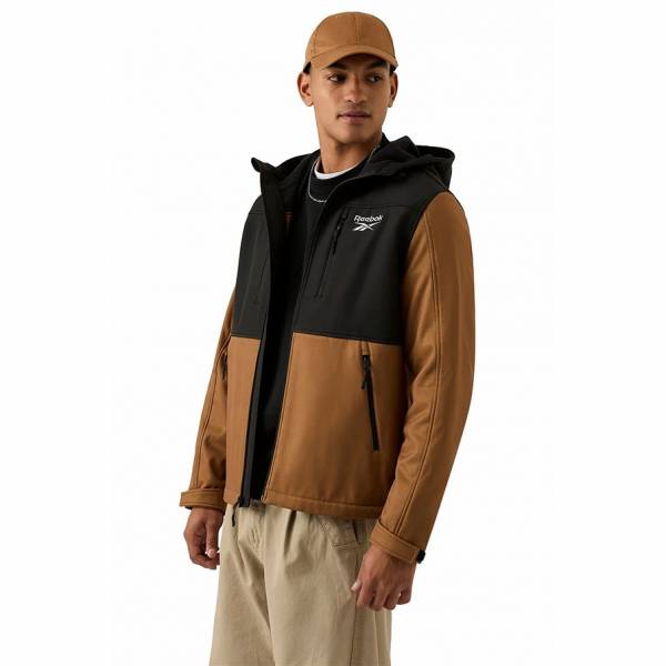Reebok Soft Woven Herren Softshelljacke RBO13010-Dark-Khaki