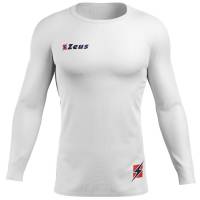 Zeus Fisiko Baselayer Langarm Funktionsshirt weiß