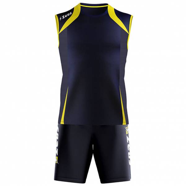 Zeus Kit Fly Uomo Sport Kit da calcio 2 pezzi blu-giallo 805156507