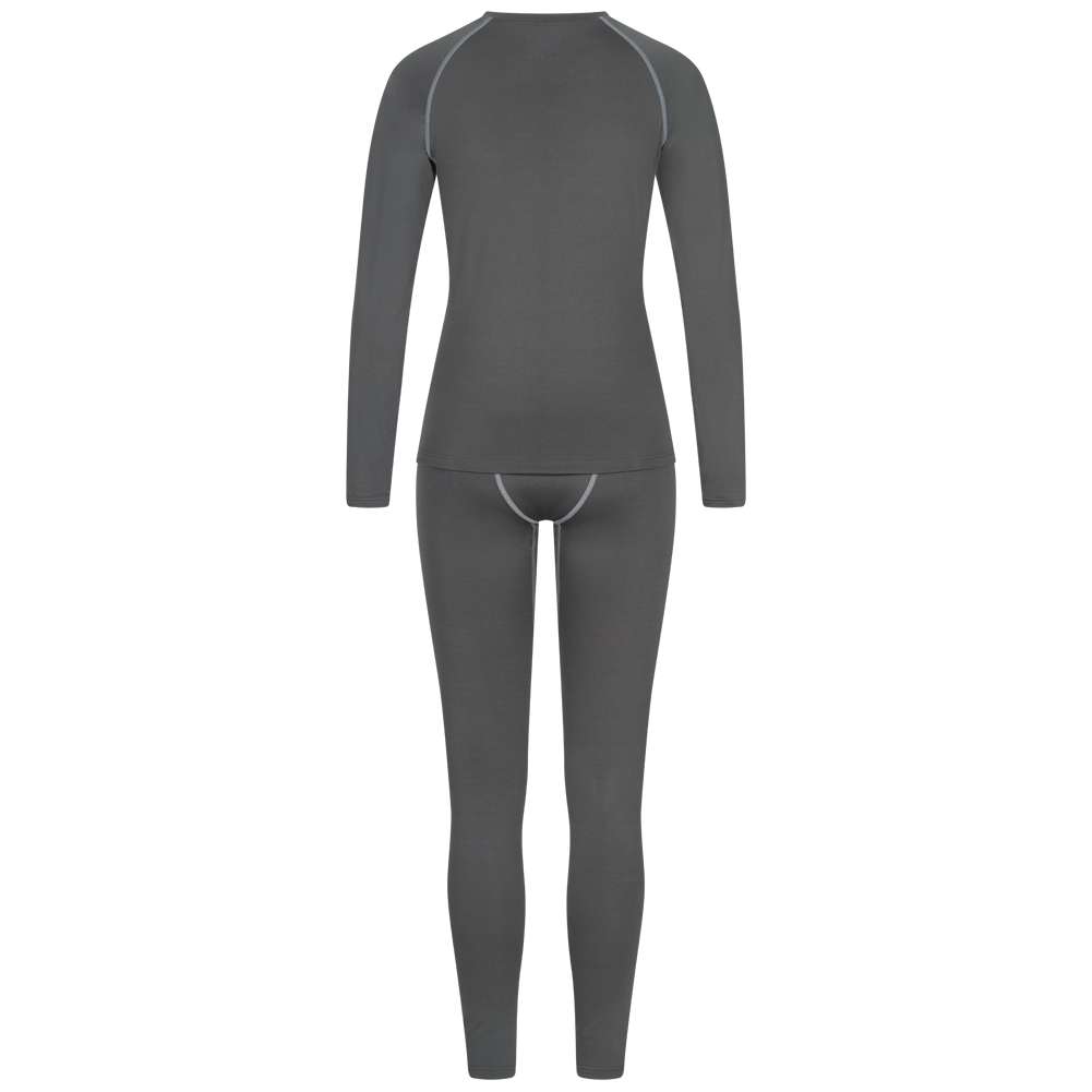 KIRKJUBØUR® "Hafjall" Women Thermal Underwear Kit 2piece gray