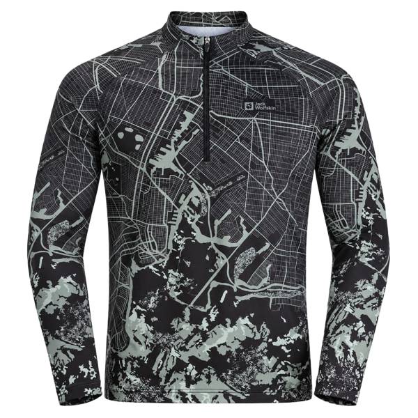 Jack Wolfskin Morobbia L/S Printed Men Long-sleeved Top 1808911-8258