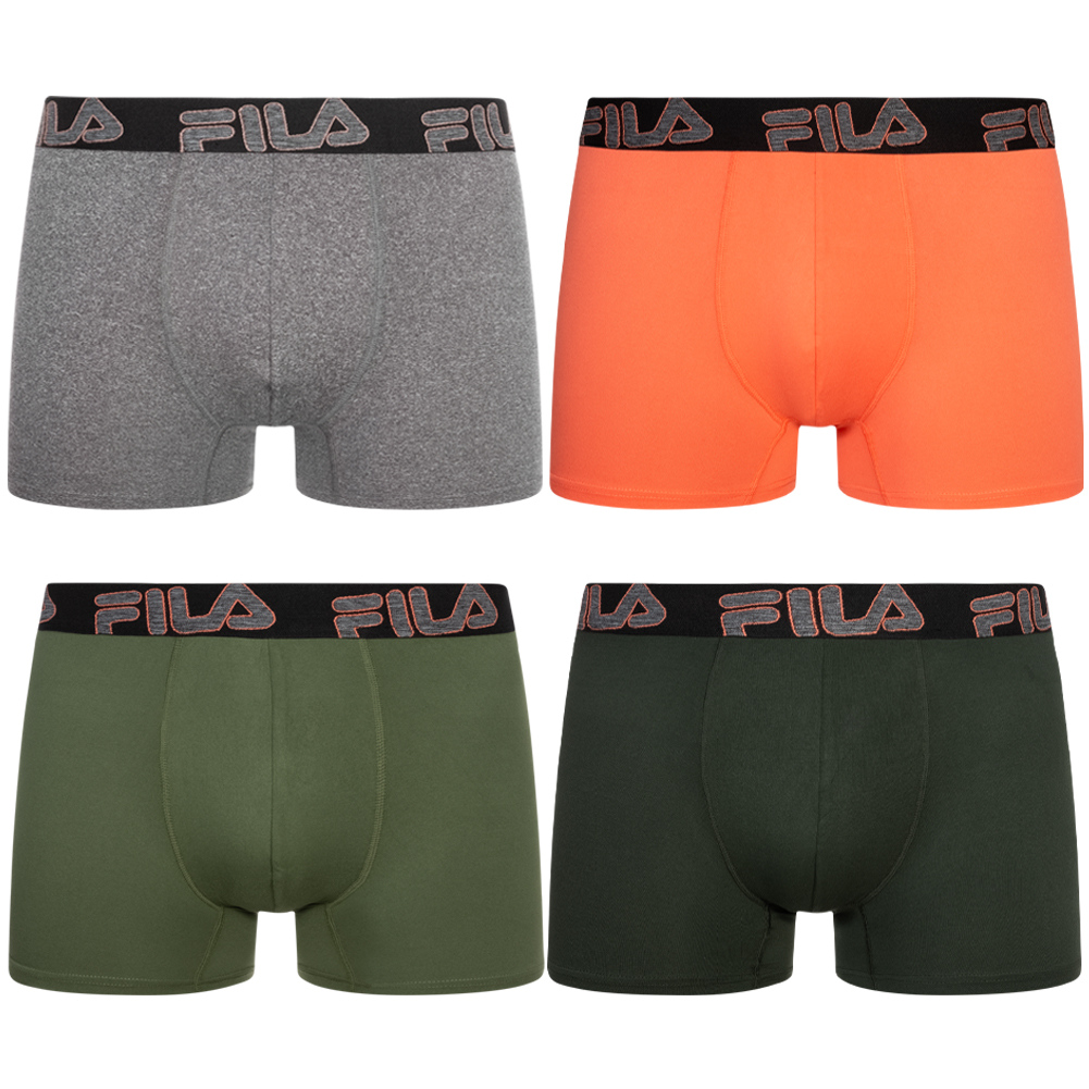 FILA Men Boxer Shorts Pack of 4 FM412BXPB7 021 SportSpar