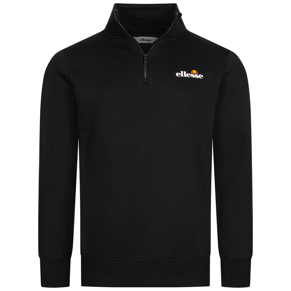 ellesse Benevento Men 1/4-Zip Sweatshirt SOP23856-Black