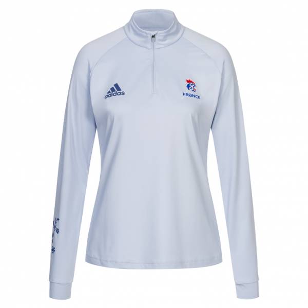 Francja FFHB adidas 1/4-Zip Kobiety Bluza dresowa do piłki ręcznej GK9735