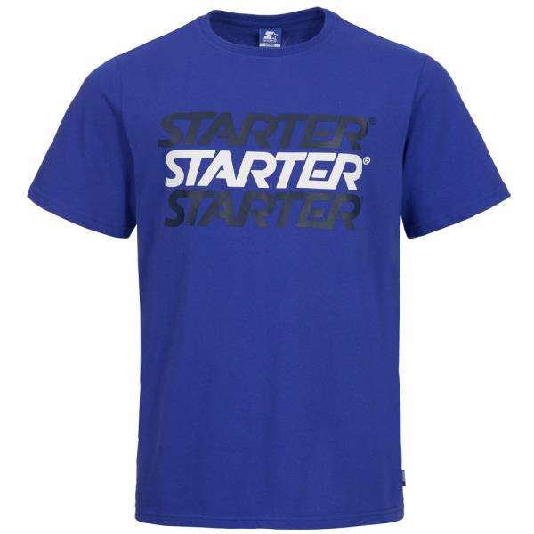 Koszulka męska STARTER pochyła niebieska