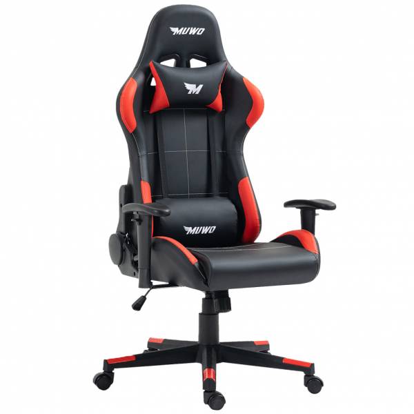 MUWO "Focus" Silla gaming E-Sports roja