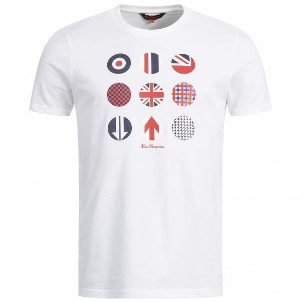 BEN SHERMAN Logo Hommes T-shirt 0058164-010 Blanc