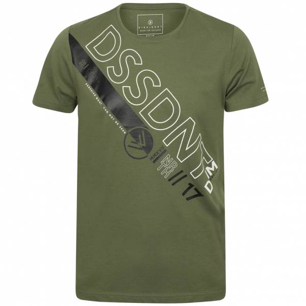 DNM Dissident Crister Uomo T-shirt 1C11359 Olive Khaki