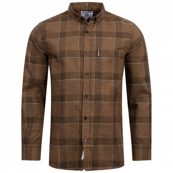 Lambretta Herren Freizeit Langarmhemd RWIS1321-AMBER