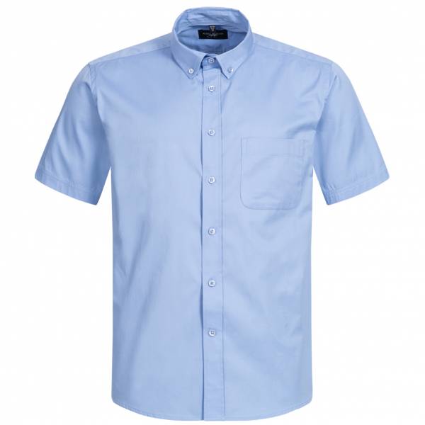 RUSSELL Short Sleeve Classic Twill Herren Hemd 0R917M0-Blue