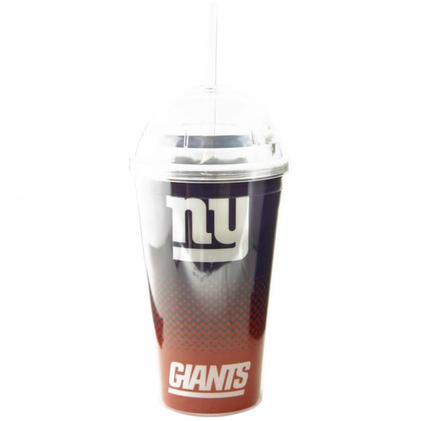 Giants de New York NFL Fan Gobelet avec paille DWNFLFADETSRNG