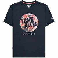 Lambretta Union Jack Guitar Herren T-Shirt SS6741-NAVY