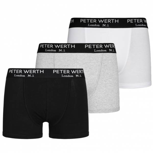 Peter Werth London N.1 Jefferson Herren 3er-Pack Boxershorts PM00001-MIX