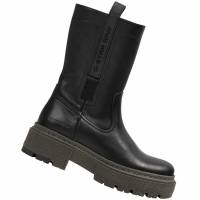 G-STAR RAW KAFEY Performance High Damen Leder Stiefel 2241 021821 BLK-OLV