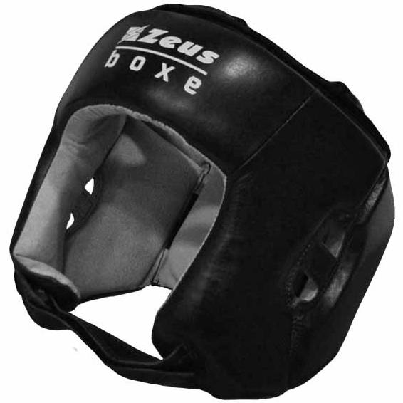 Zeus Vesuvio Casque de boxe noir