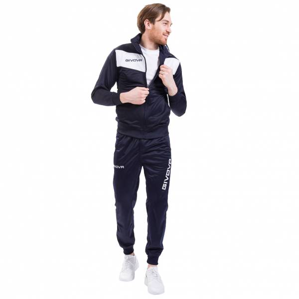 Givova Tuta Visa Tracksuit navy / white