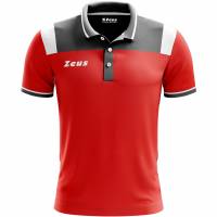 Zeus Vesuvio Men Polo Shirt red grey