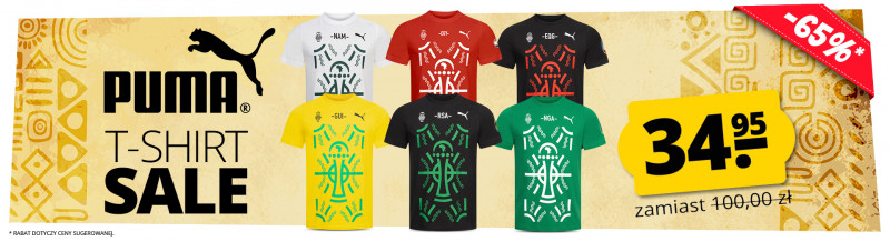 PUMA africa tees sale tylko 34,95 Zł