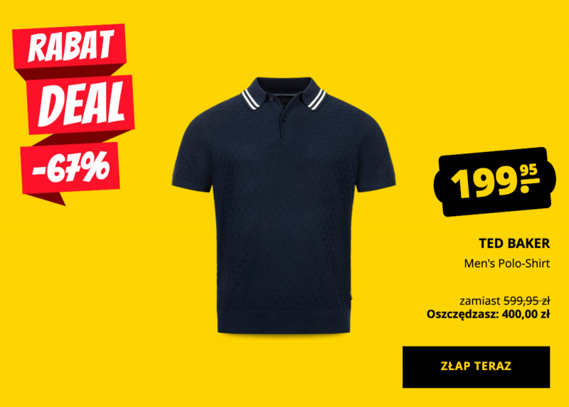 TED BAKER Men's Polo-Shirt od 199,95 zł!