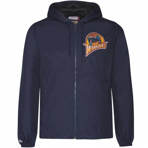 Mitchell & Ness Warriors de Golden State Hommes Coupe-Vent FLZPMG18045-GSWNAVY
