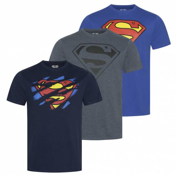 SUPERMAN DC COMICS Heren T-shirt 3-pak GBMPK455MUL