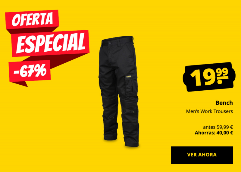 Bench Men's Work Trousers solo 19,99 €