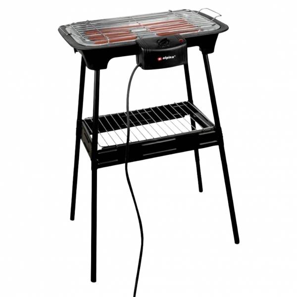 alpina Barbecue Elektro Grill mit Füßen 2 in 1 8711252182094