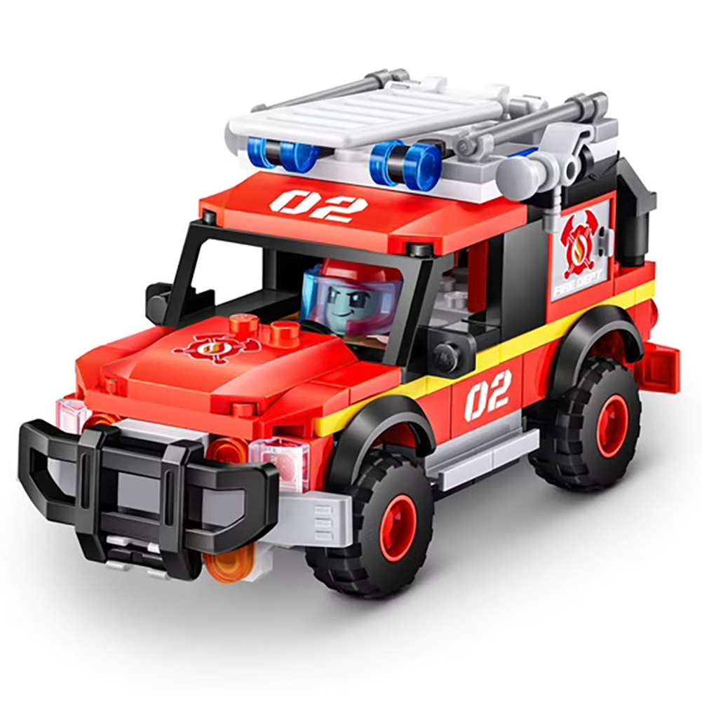Zuru - MAX CITY Fire Department + Helicopter 265-piece Playset