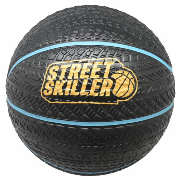 STREETSKILLER &quot;Ultimate Grip&quot; Balón de baloncesto negro/azul