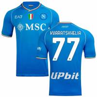 SSC Napoli EA7 Emporio Armani Uomo #77 Kvaratskhelia Maglia EASSCN24G01.KV