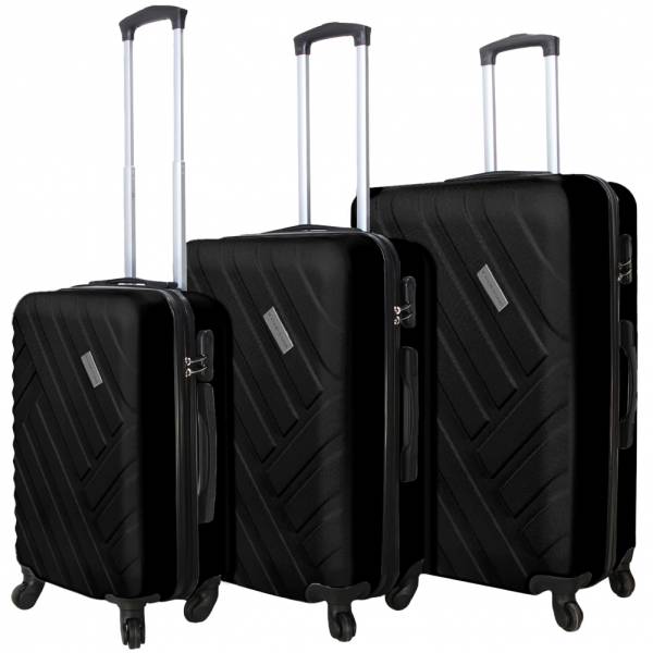 VERTICAL STUDIO "Vantaa" Koffer 3-set 20" 24" 28" zwart