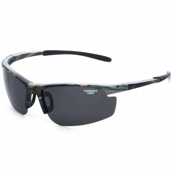 LEANDRO LIDO Power Sport zonnebril camo/zwart