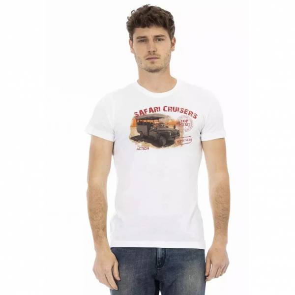 TRUSSARDI Action Men Safari Cruisers T-shirt White 2AT02B001