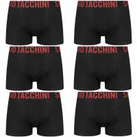 Sergio Tacchini Men Boxer Shorts Pack of 6 black/burgundy