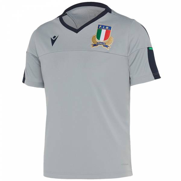 Italië FIR macron Kinderen Rugby Trainingstop 58100118 grijs 146-158