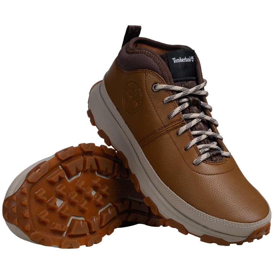 Timberland Winsor Trail Mid Lace Rust Hombre Cuero Zapatillas de