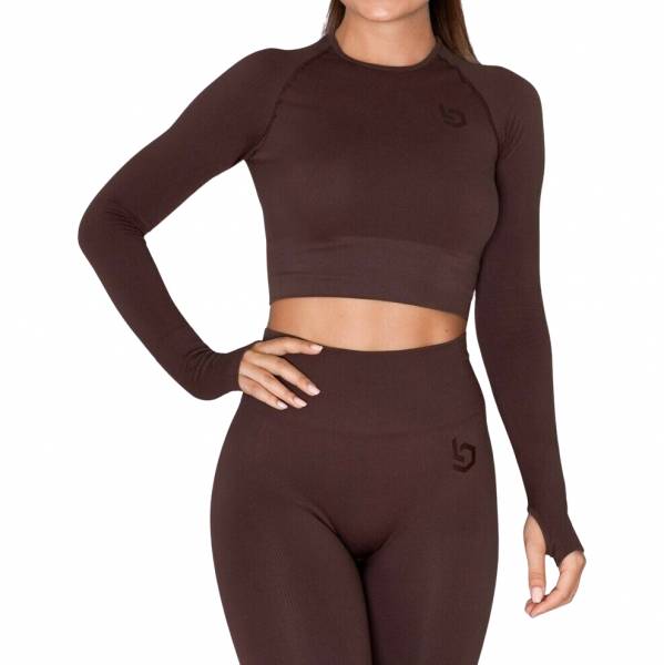 Beyond Limits Cropped Seamless Femmes Haut à manches longues BL11088