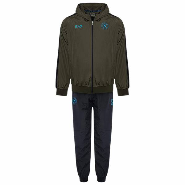 SSC Napoli EA7 Emporio Armani Mężczyźni Dres reprezentacyjny EASSCN25R08-710-Oliwka