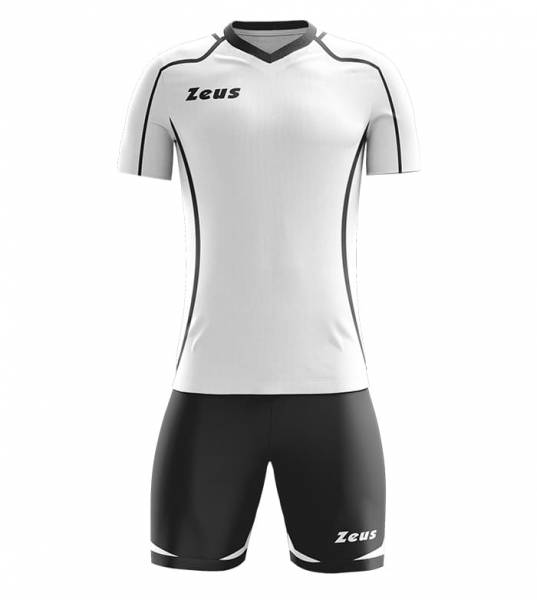 Zeus Kit Fauno Voetbaltenue 2-delig nero/bianco
