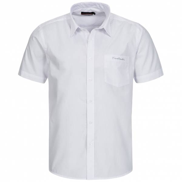 Pierre Cardin Men's Short Sleeve Shirt white