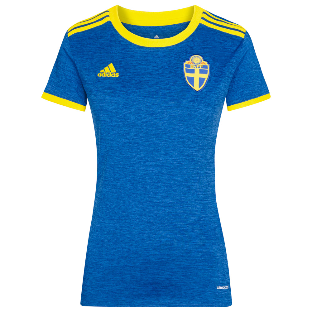 Schweden adidas Damen Auswärts Trikot B10769 Schweden adidas Damen Auswärts Trikot B10769