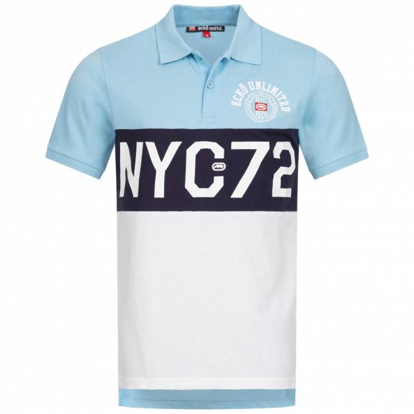 Ecko Unltd. Premium Mężczyźni Koszulka polo EFM04794-NIEBIESKI