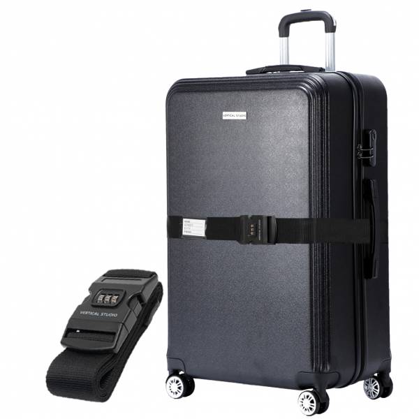 VERTICAL STUDIO &quot;Bergen&quot; 28&quot; Suitcase black incl. FREE luggage strap