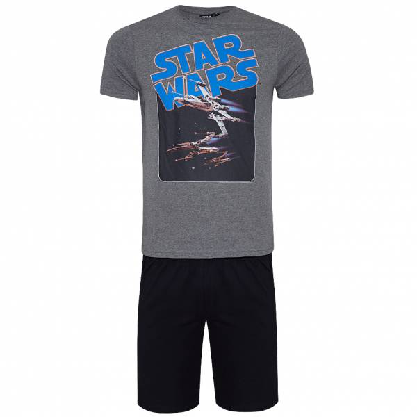 Star Wars Disney Herren Pyjama-Set RH3595-grey