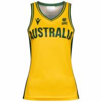 Australia Balón de baloncesto macron Indigenous Mujer Camiseta amarillo