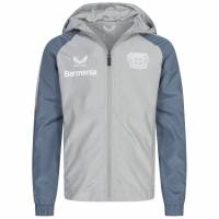Bayer 04 Leverkusen CASTORE Kinder Kapuzen Jacke TJ1493-GREYBLUE