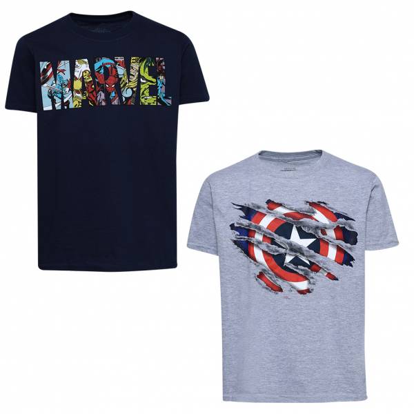MARVEL Captain America Dzieci T-shirt 2-pak FCBPK129MUL