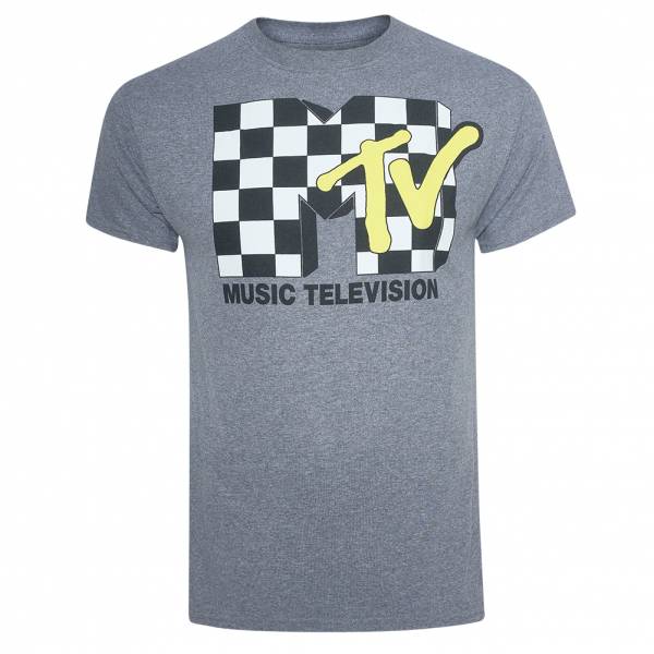 MTV Check Logo Herren T-Shirt POMTS196GRH
