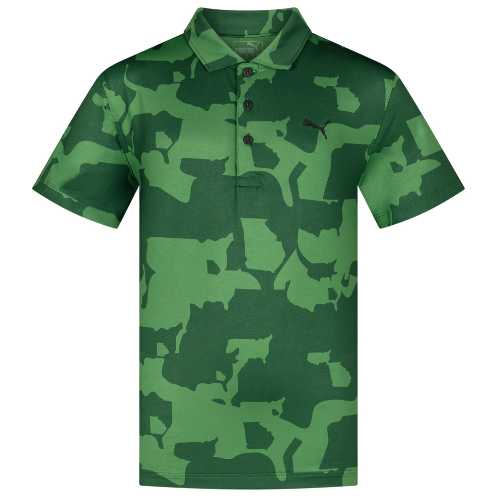 camo puma golf shirt